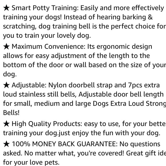 Doggie potty training bells. - Picture 3 of 5